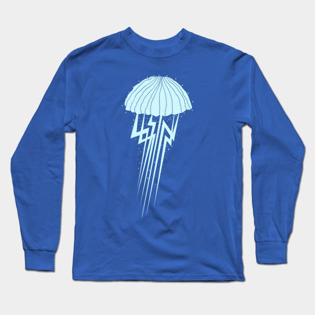 thunder jellyfish Long Sleeve T-Shirt by barmalisiRTB